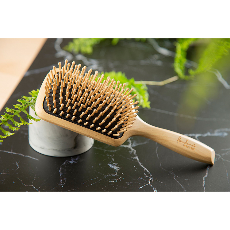 櫸木氣墊木針大板梳