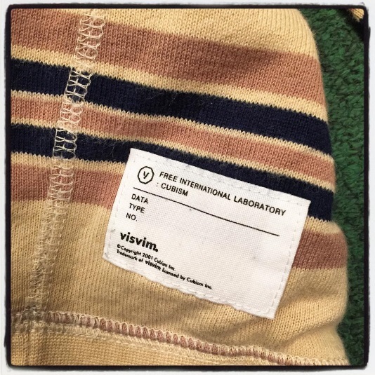 VISVIM ANTIQUE BORDER PULLOVER P.O (( USED A )) 中古美品 - BEIGE SIZE 1 IN STOCK NOW (現貨發售中)