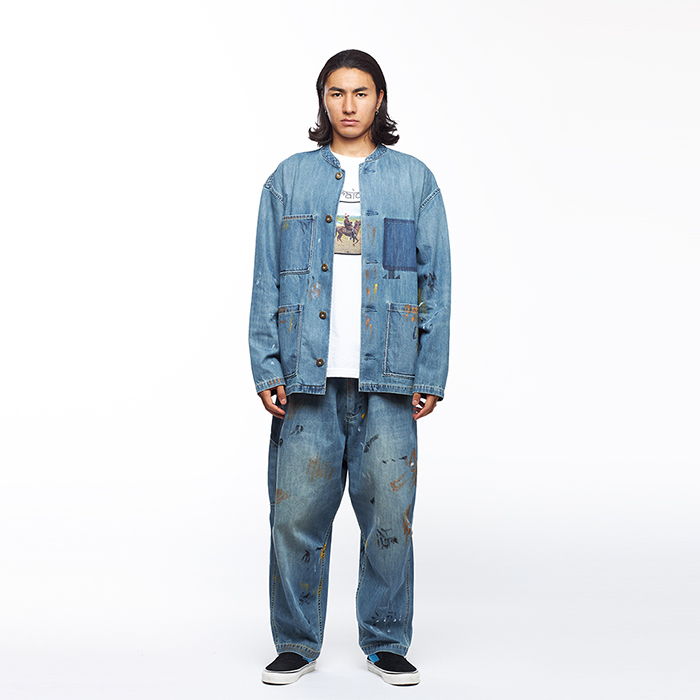 パンツ Liberaiders DENIM PAINTER SARROUEL PANTS LIBERAIDERS 21F/W DENIM PAINTER SARROUEL PANTS
