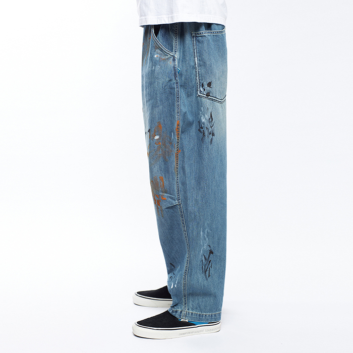 パンツ Liberaiders DENIM PAINTER SARROUEL PANTS LIBERAIDERS DENIM PAINTER SARROUEL PANTS GRAY （リベ