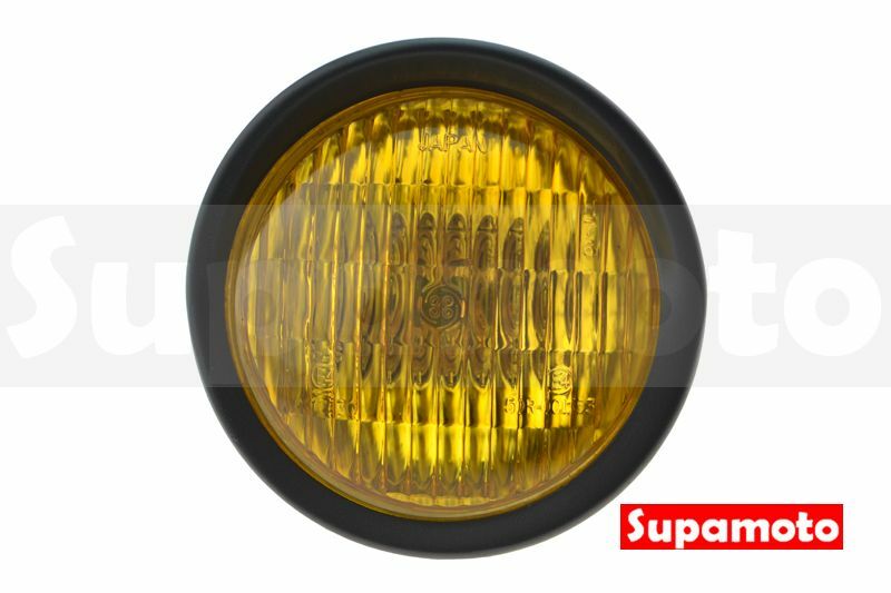 -Supamoto- D603 H4 大燈 5吋 燈眉 燈簷 咖啡 復古 通用 改裝 愛將 CB350