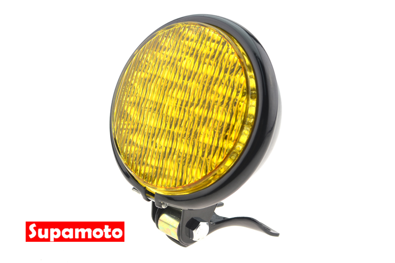 -Supamoto- D604 LED 大燈 黃金 小燈 5吋 手工車 復古 滑胎 cafe 883 咖啡 48