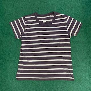 VISVIM A-LINE TEE S/S BORDER *TIGHT FIT - NAVY SIZE 2 IN STOCK NOW (現貨發售中)