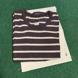 VISVIM A-LINE TEE S/S BORDER *TIGHT FIT - NAVY SIZE 2 IN STOCK NOW (現貨發售中)