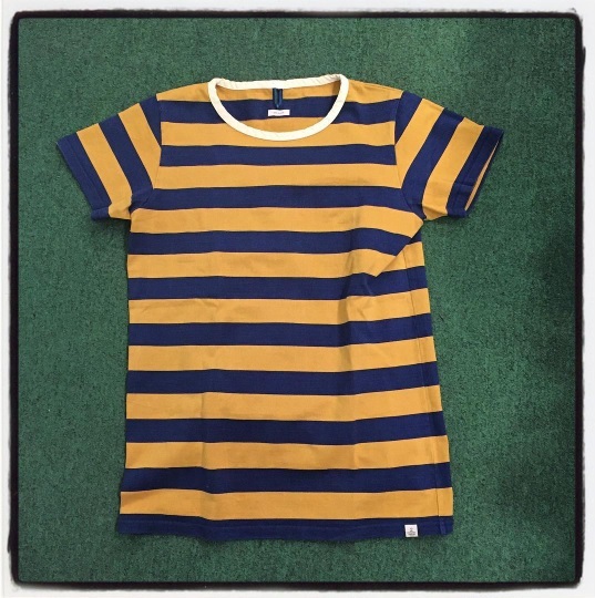 VISVIM BORDER CREW SS *TIGHT FIT - YELLOW SIZE 2 IN STOCK NOW (現貨發售中)