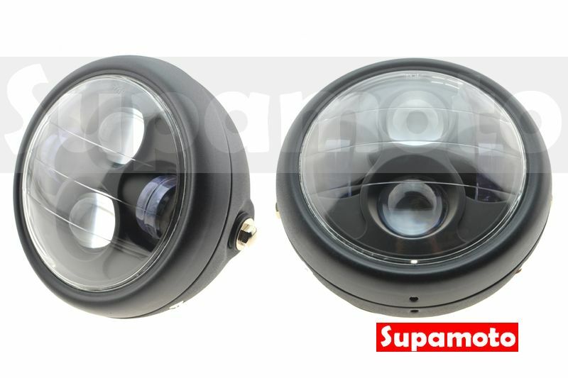 -Supamoto- D608 魚眼 LED 大燈 6吋 透鏡 復古 CAFE 咖啡 檔車 通用 英倫 SB300