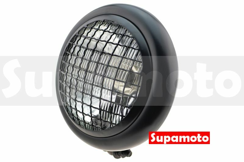 -Supamoto- D615 網罩 H4 大燈 咖啡 復古 消光黑 48 哈雷 美式 野狼 日式 頭燈 雲豹