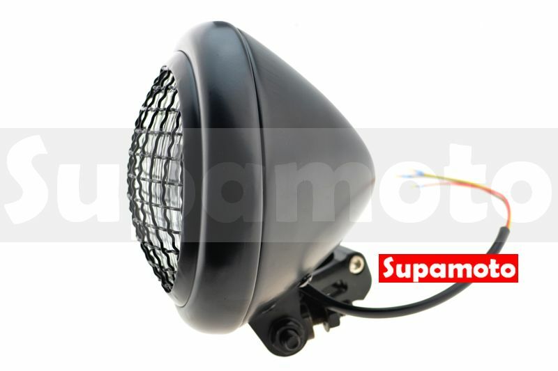 -Supamoto- D615 網罩 H4 黃 大燈 咖啡 復古 消光黑 SR400 Triumph 48 883 美式