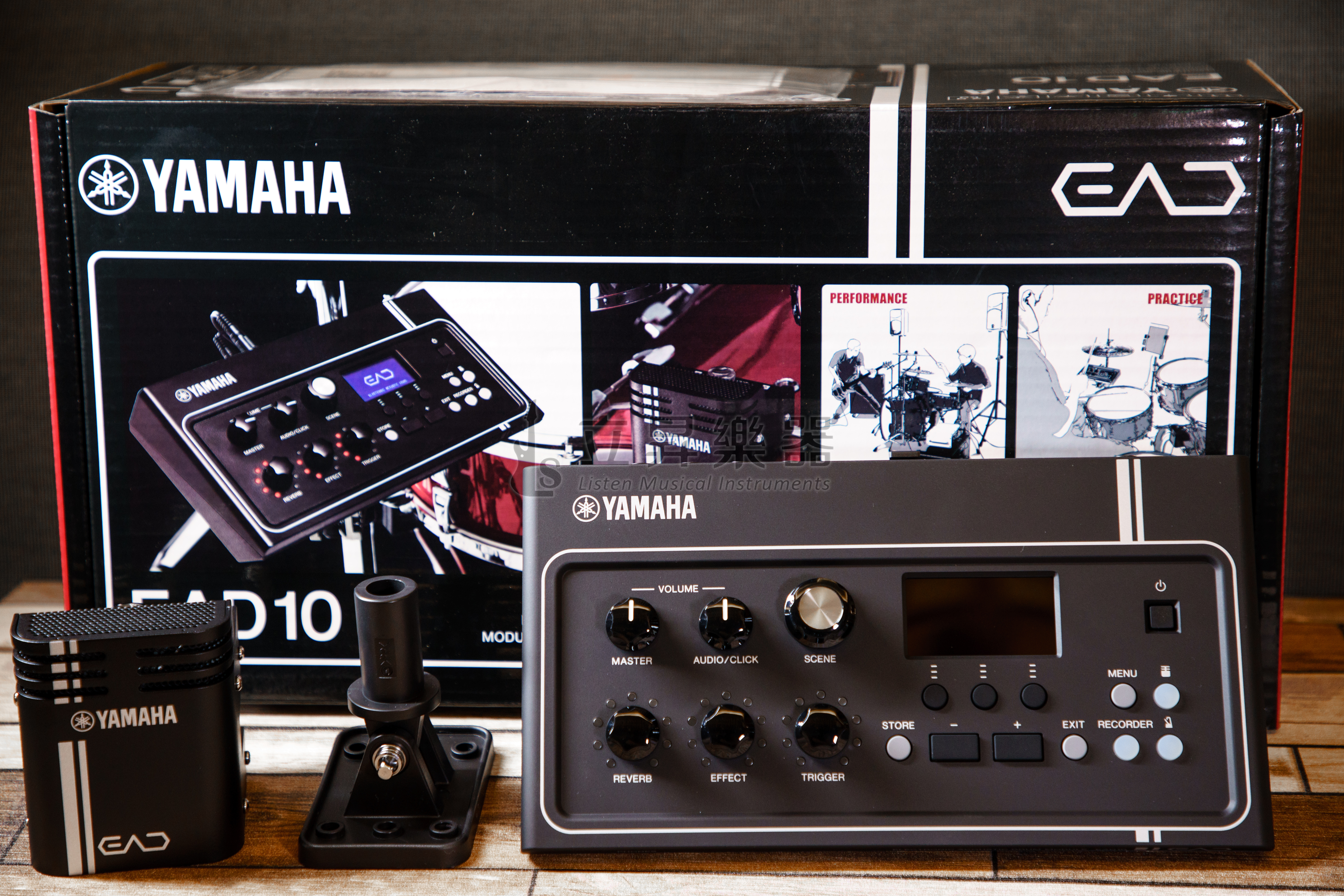 👉👉下單即享DT-50S鼓觸發器 優惠甜甜價🎊🎊🎊 YAMAHA EAD10 Drum Mic 鼓組麥克風 鼓組模擬器 爵士鼓收音 送DTXLINEPACK手機連接線組合