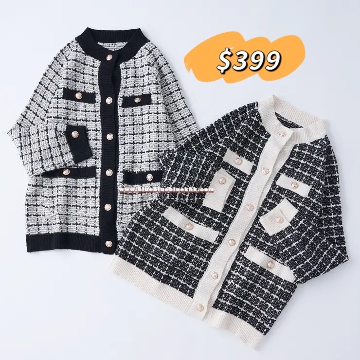 OLIVE des OLIVE 小香風 長身冷外套