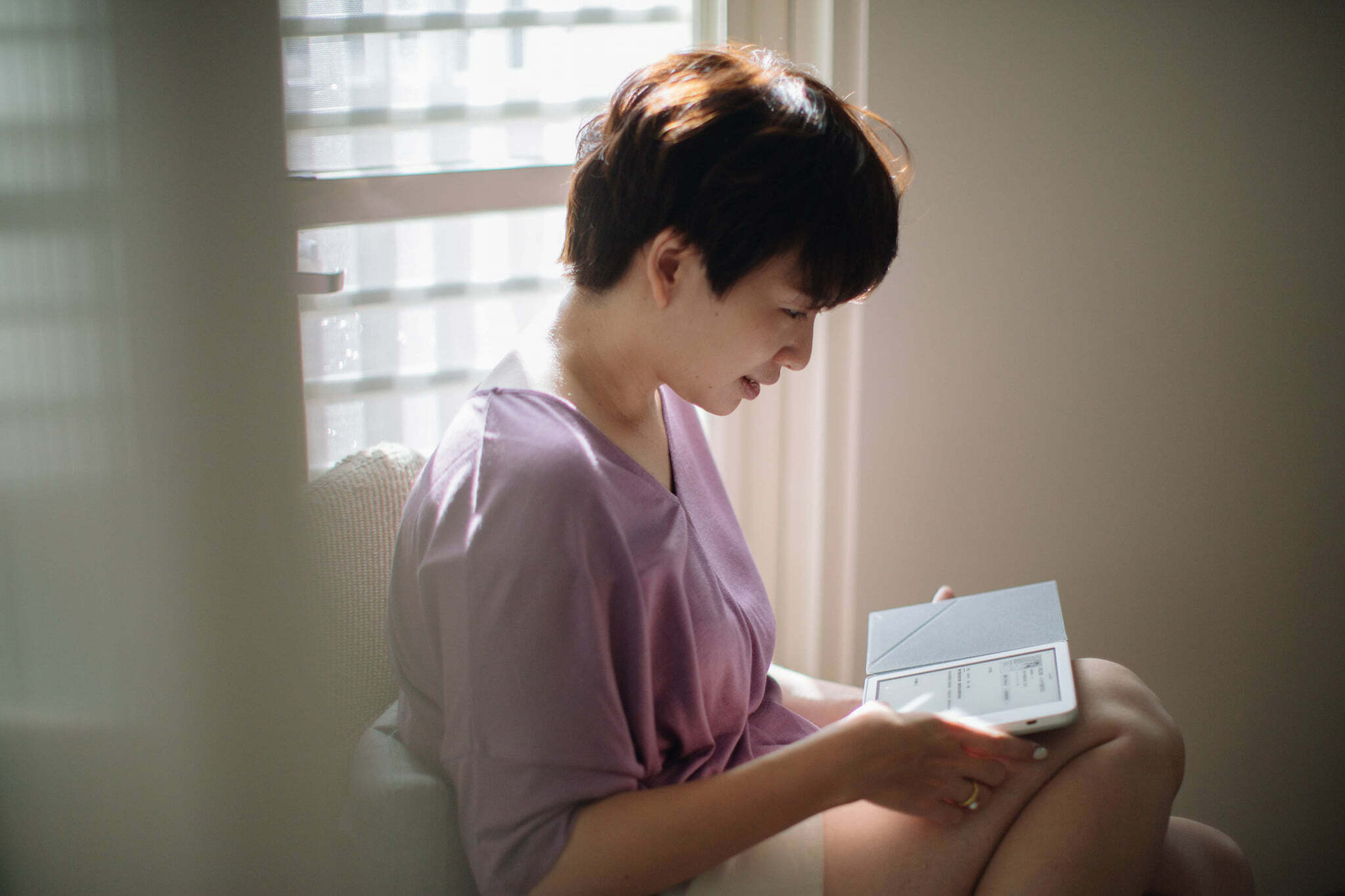 休息計畫V領開岔上衣-星期三