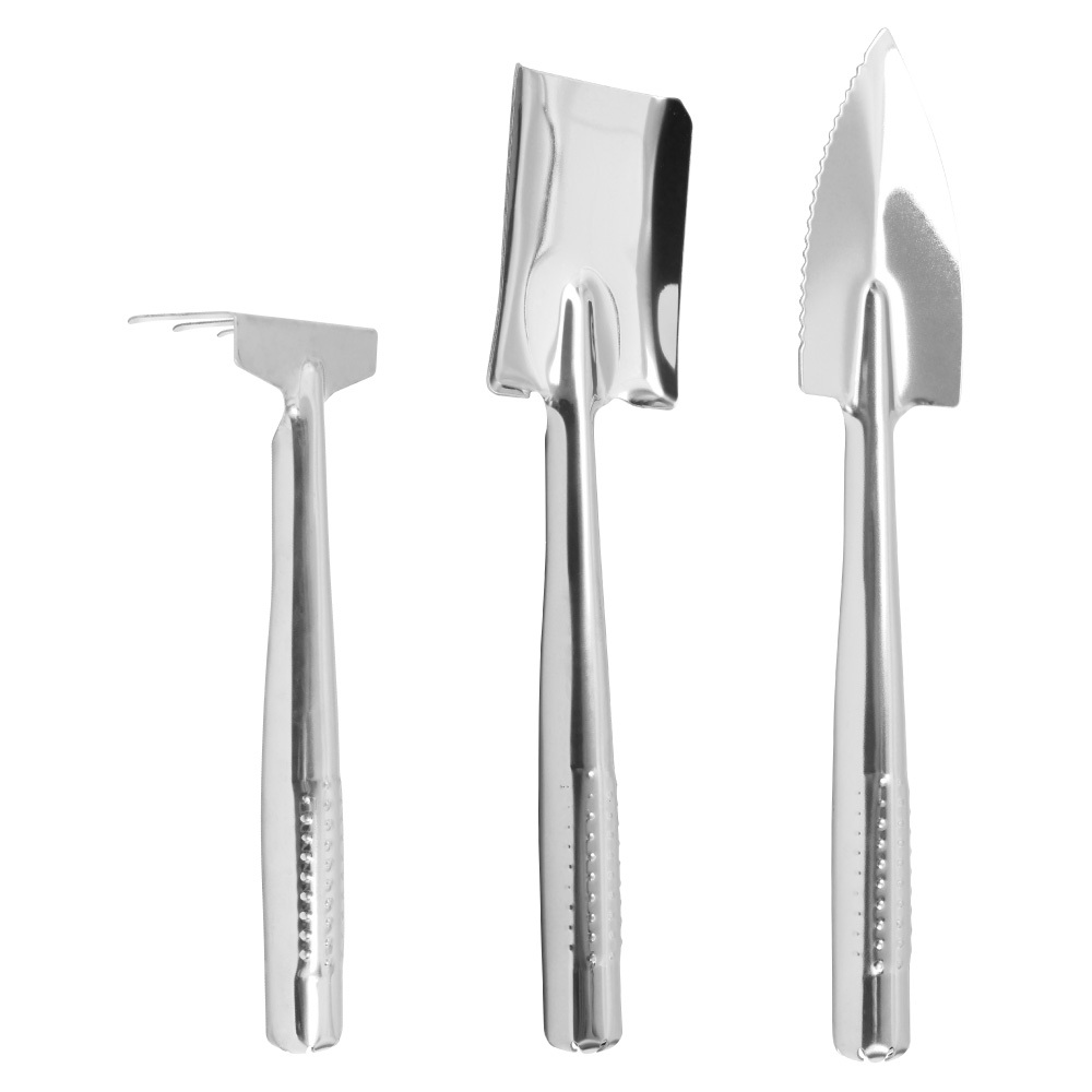 不鏽鋼園藝花鏟三件組