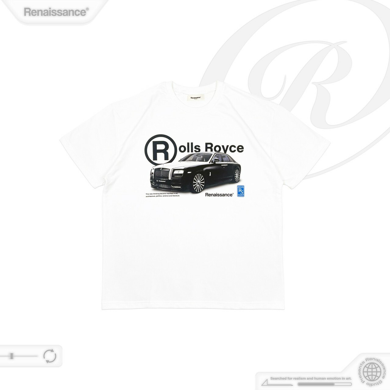 RENAISSANCE 新款 勞斯萊斯R Logo 短袖 T “ Rolls royce Tee “