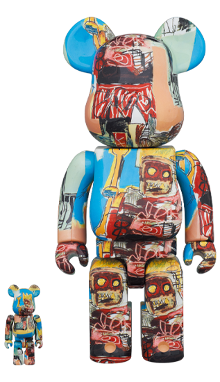 BE@RBRICK JEAN-MICHEL BASQUIAT #6 100％ & 400％