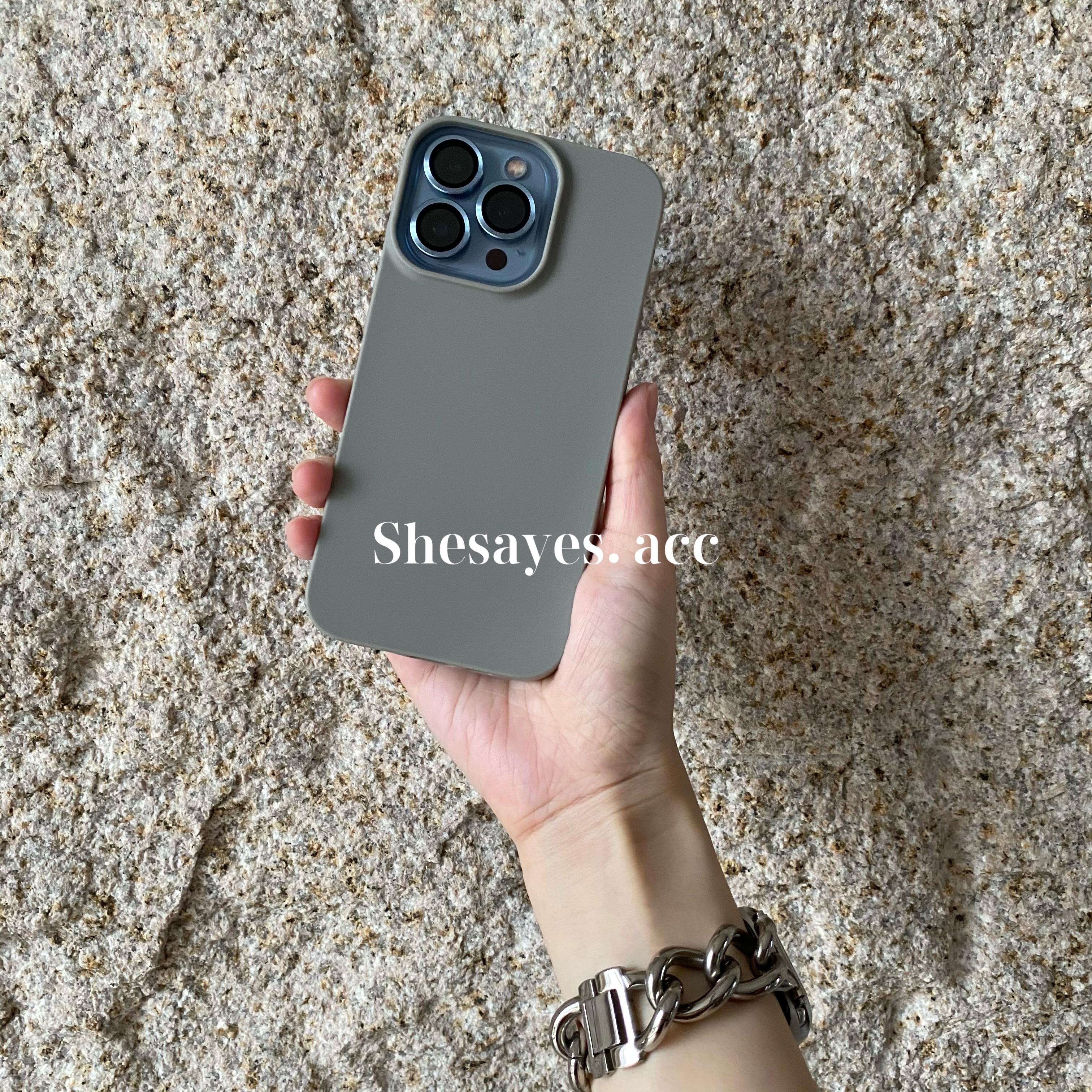 IPHONE高級灰簡約全包軟殼