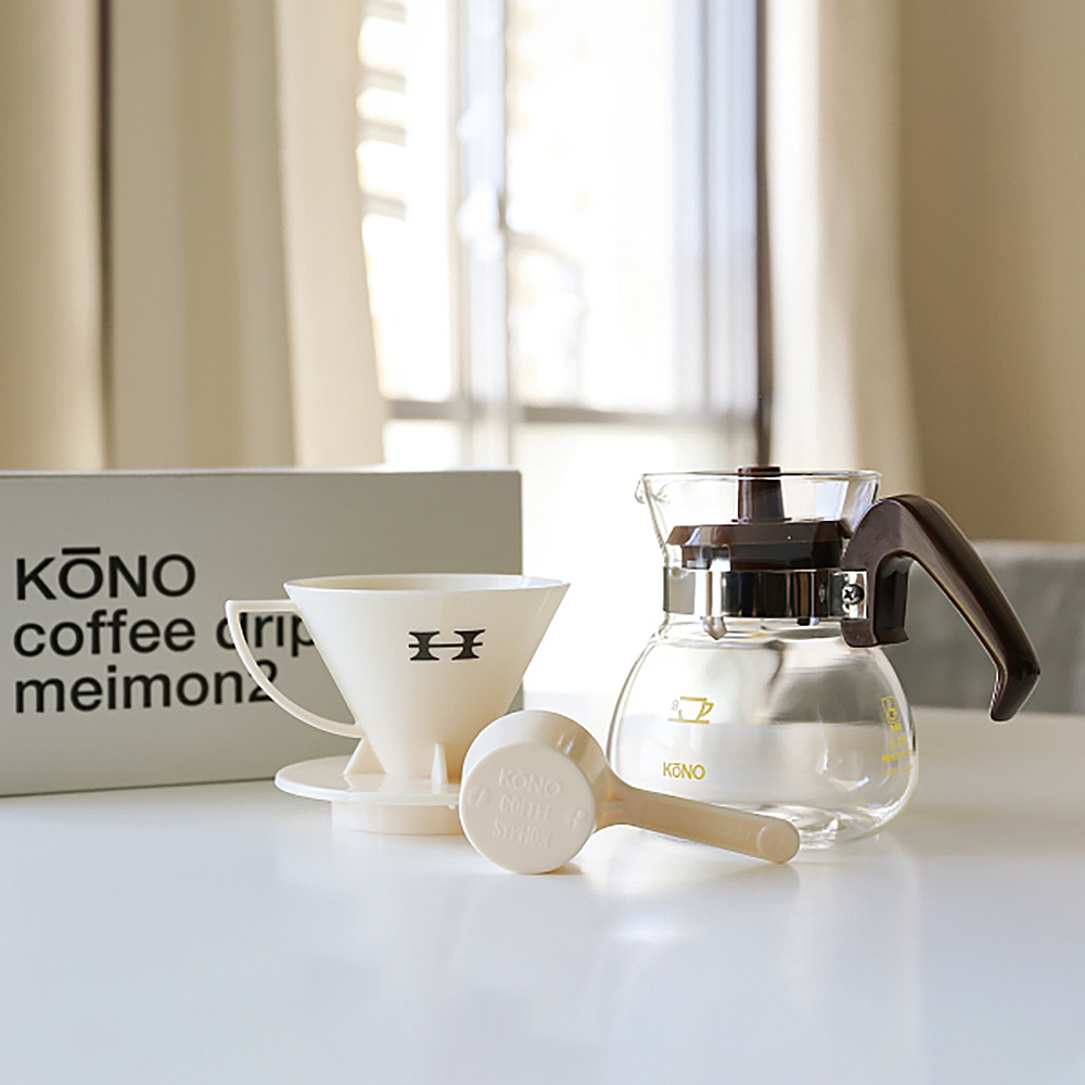 日本Horiguchi堀口咖啡2人份濾杯咖啡壺組