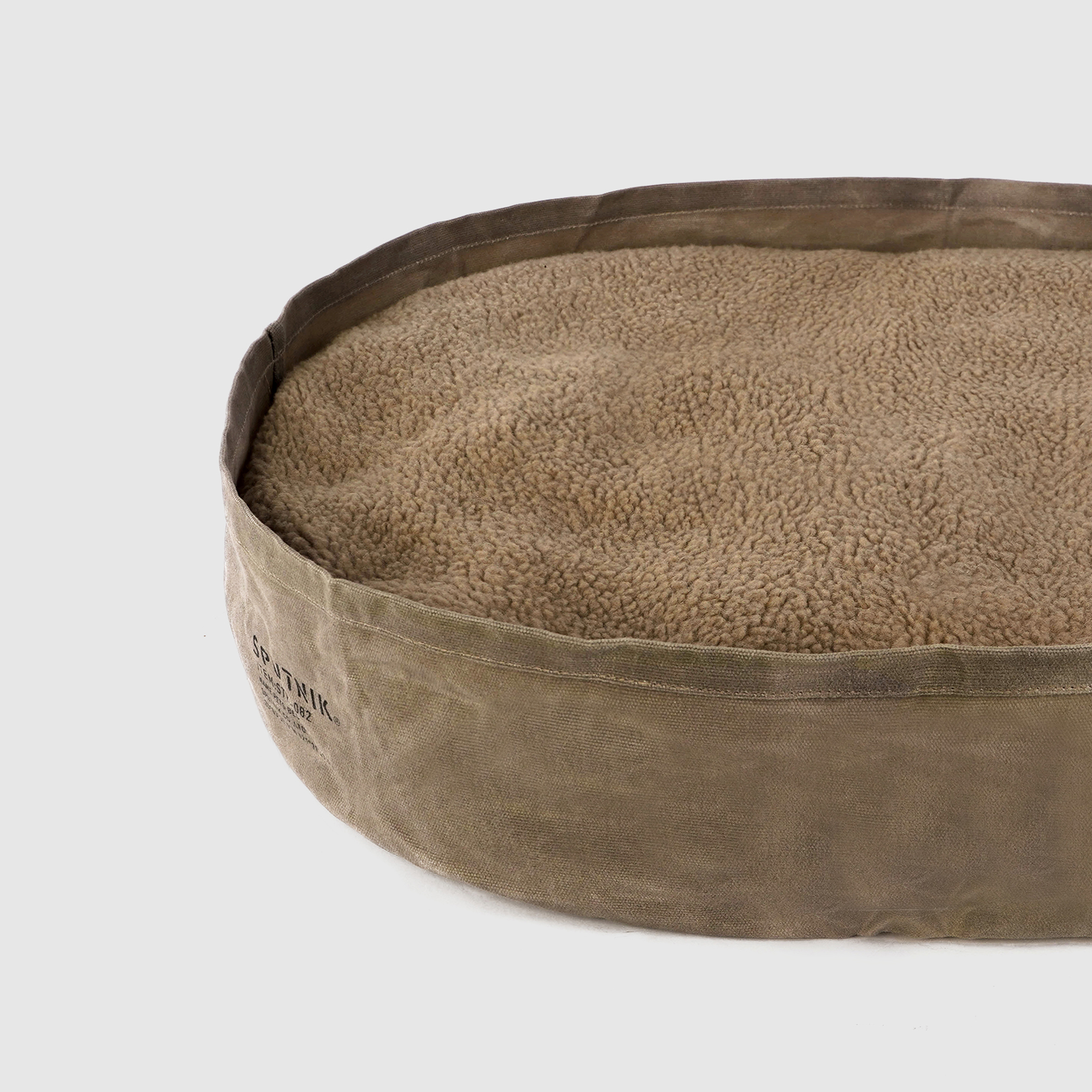 COZY︱軍風寵物床 - 卡其 (S號)