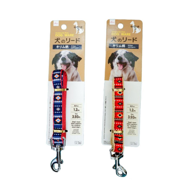 中型犬用牽繩/圖騰1.2m