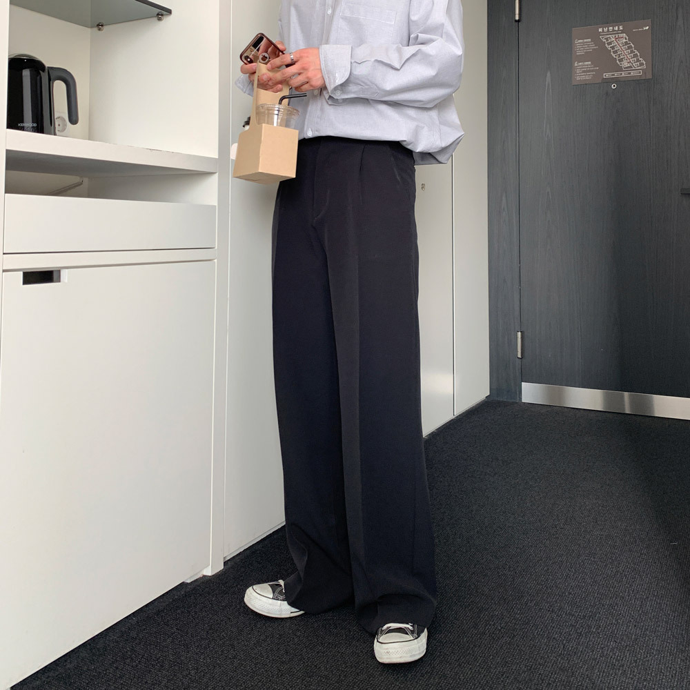 寬鬆闊腿休閒褲 / 不提供退換貨