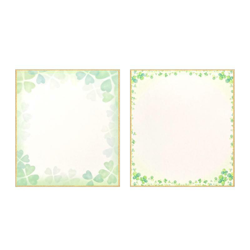 三葉草留言卡片/2入