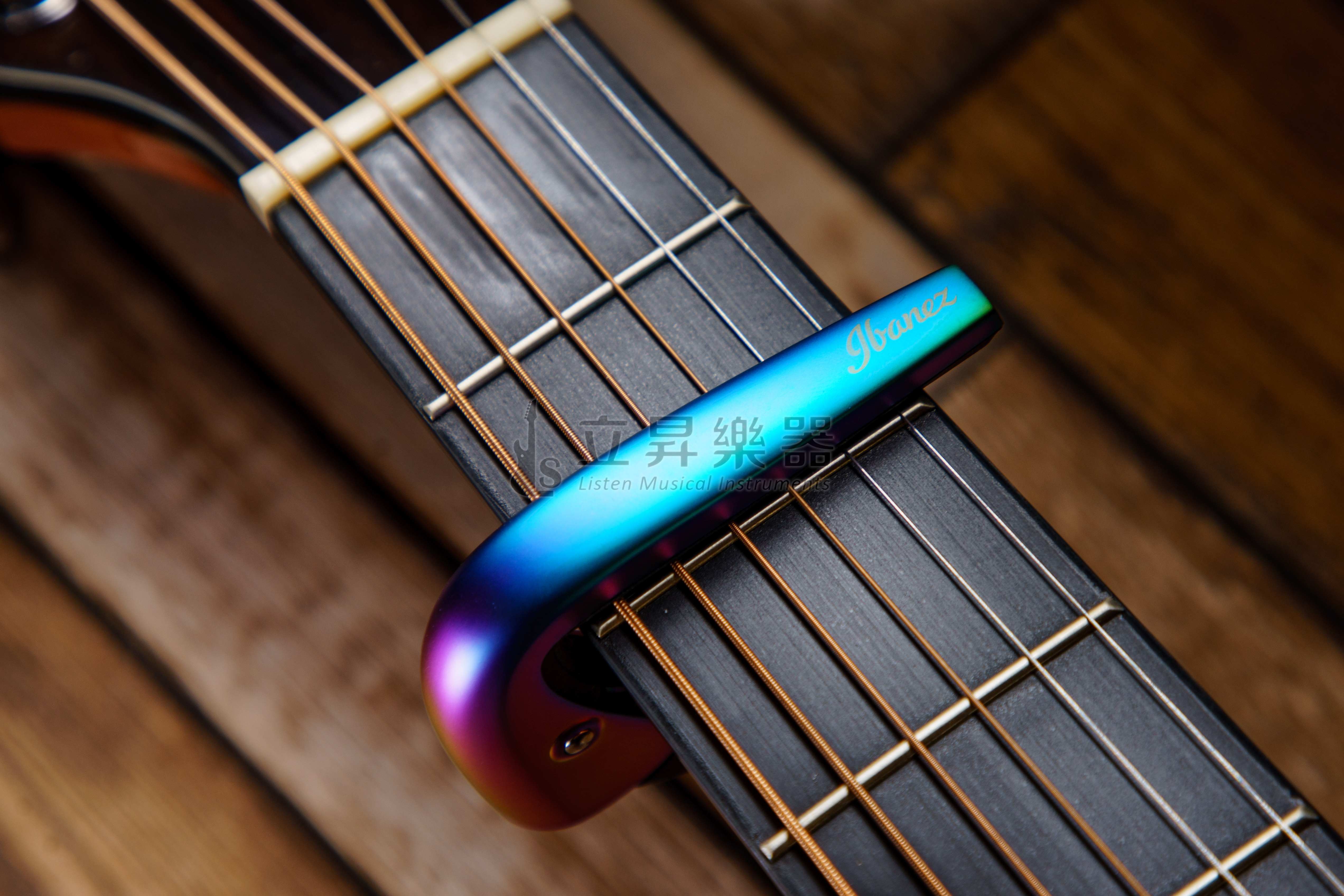 CAPO CAPO 移調夾 Ibanez IGCX10CT1 彩鈦 彈簧式 扳機式 民謠 古典 電吉他 三用移調夾 第 4 張圖片｜三峽吉他 / Bass