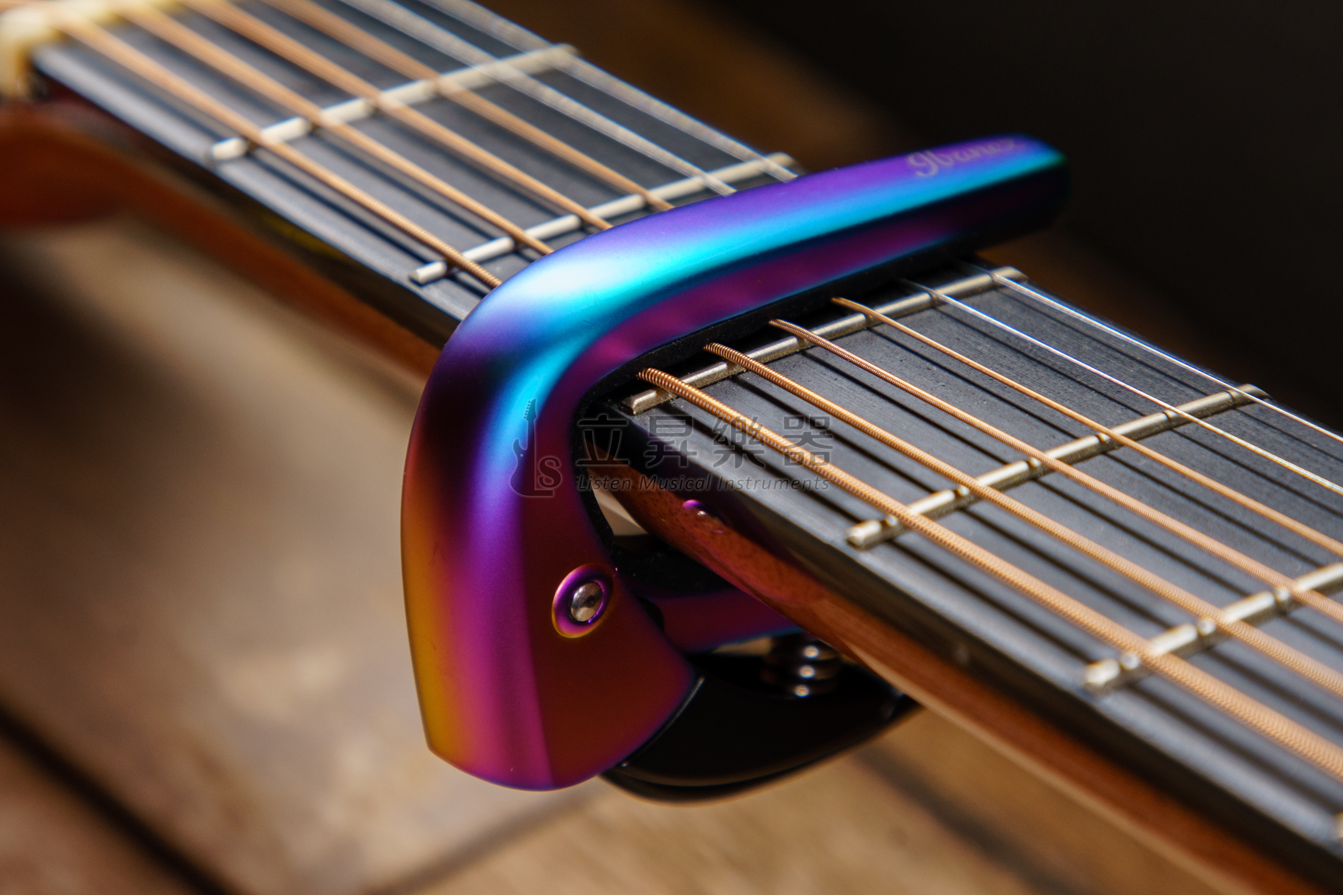 CAPO CAPO 移調夾 Ibanez IGCX10CT1 彩鈦 彈簧式 扳機式 民謠 古典 電吉他 三用移調夾 第 6 張圖片｜三峽吉他 / Bass