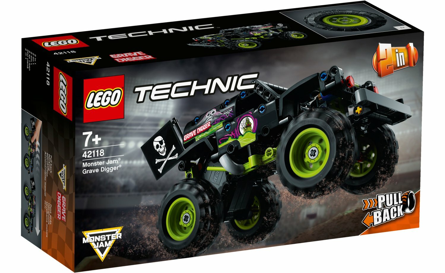 [飛米樂高積木磚賣店] LEGO 42118 Technic-Monster Jam® Grave Digger®