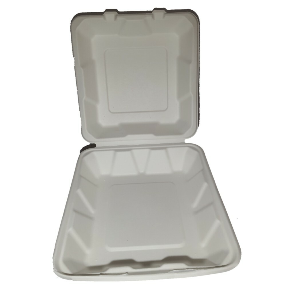 50pcs Biodegradable and Compostable Lunch Box 1CLB1000