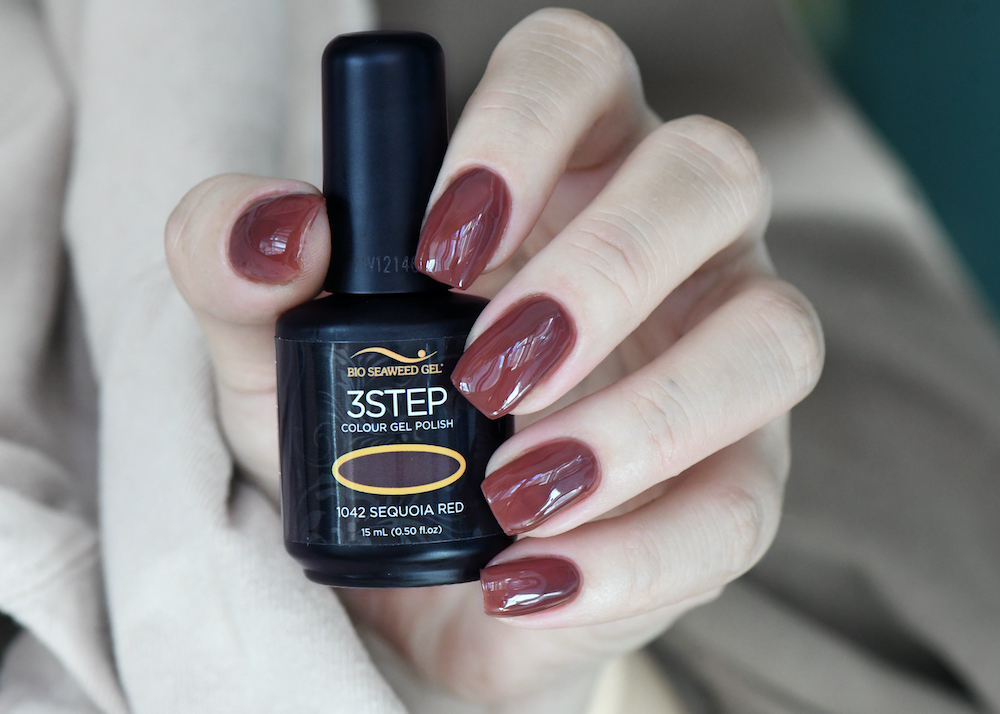 Bio Seaweed Gel 1042 SEQUOIA RED 天然無毒Gel甲油