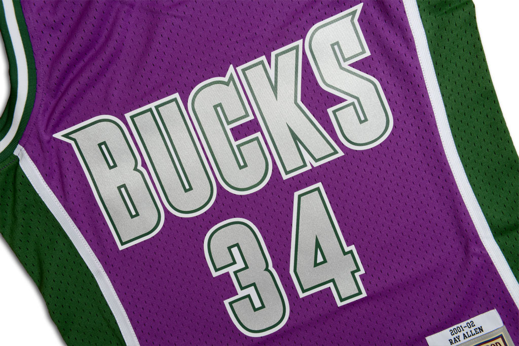 Mitchell & Ness 密爾瓦基公鹿隊 Ray Allen 2001-2002 復刻 Swingman 球衣