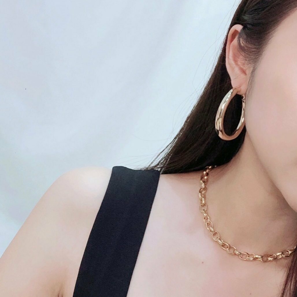 歐美粗管個性圈圈。兩色四尺寸