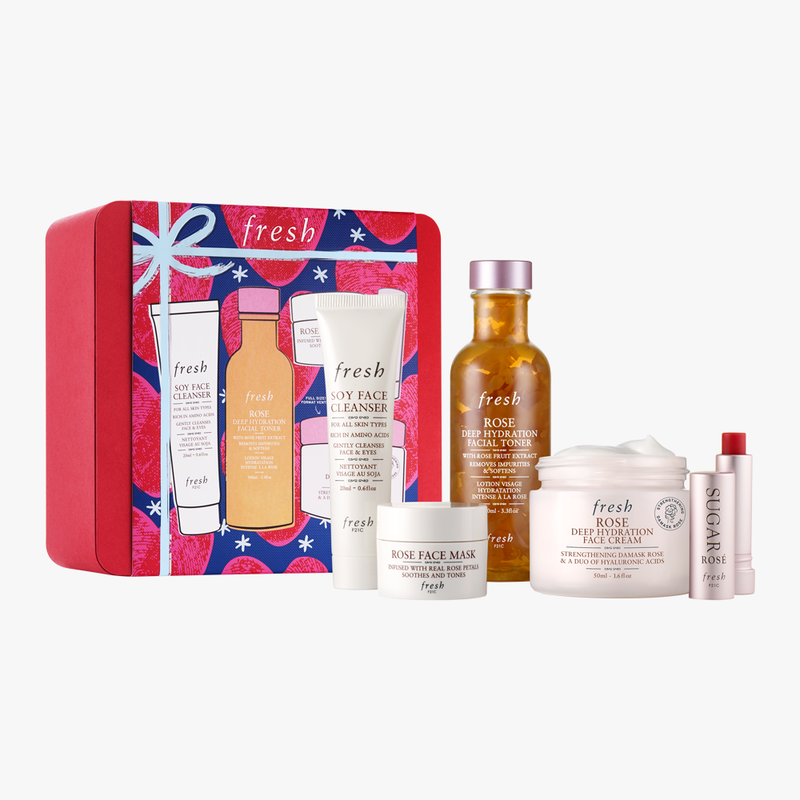 fresh - 玫瑰深層保濕5件套裝