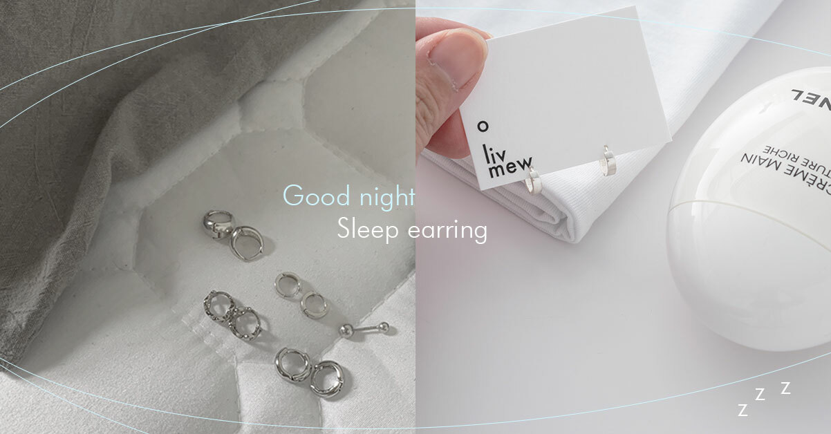 戴著睡覺迷你/小圈圈耳環推薦