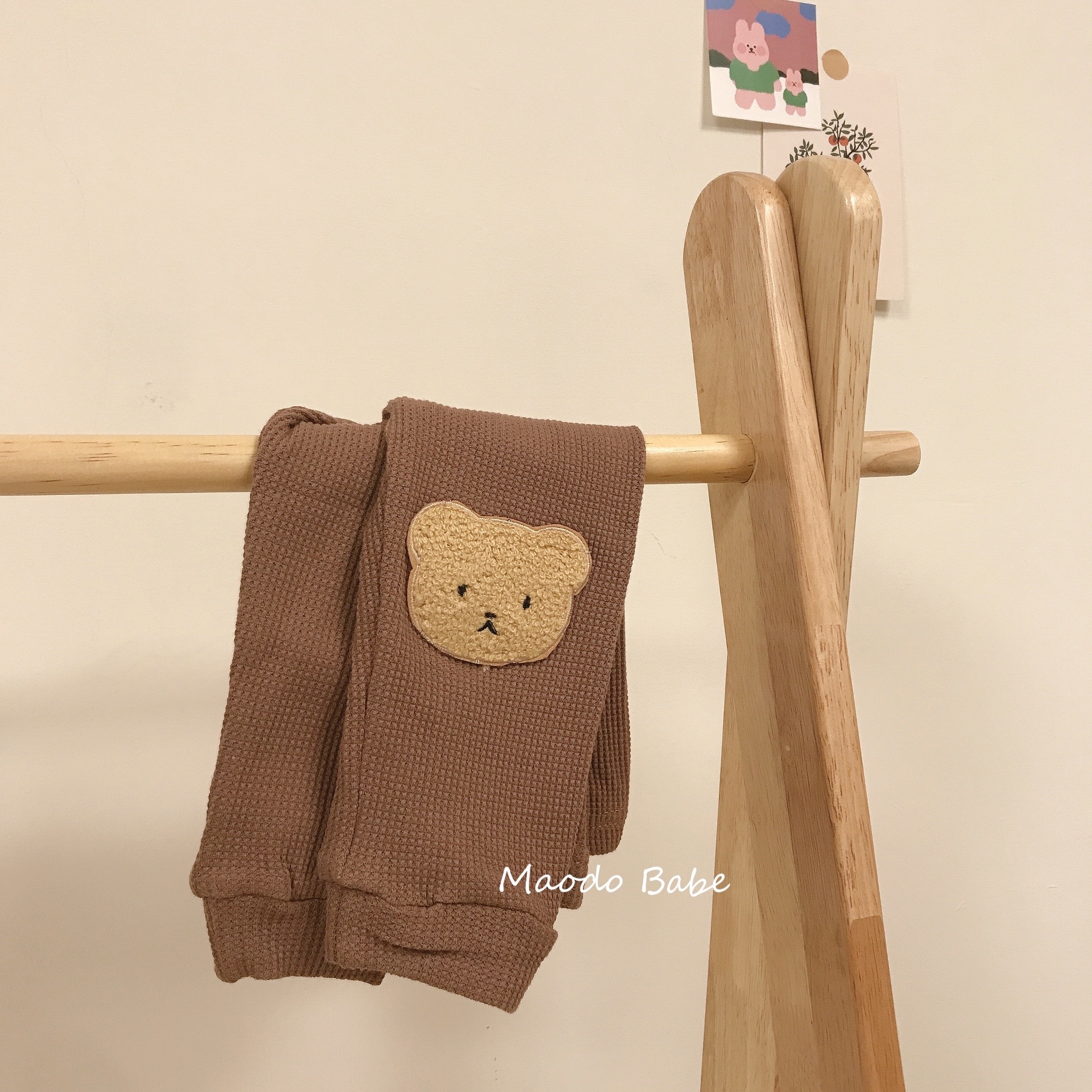 熊熊華夫格長褲