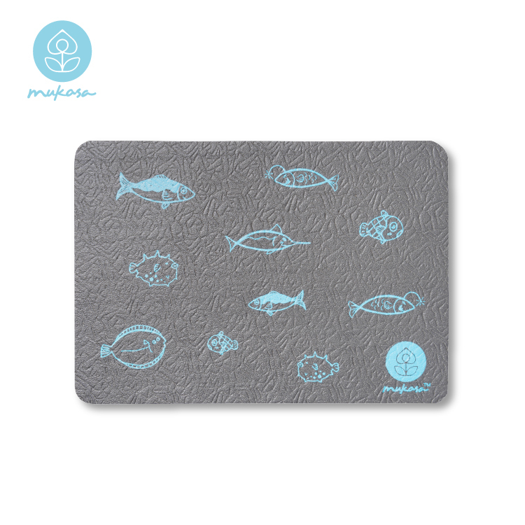 MUKASA 瑜珈膝蓋緩衝墊-海底世界 MUK-21203