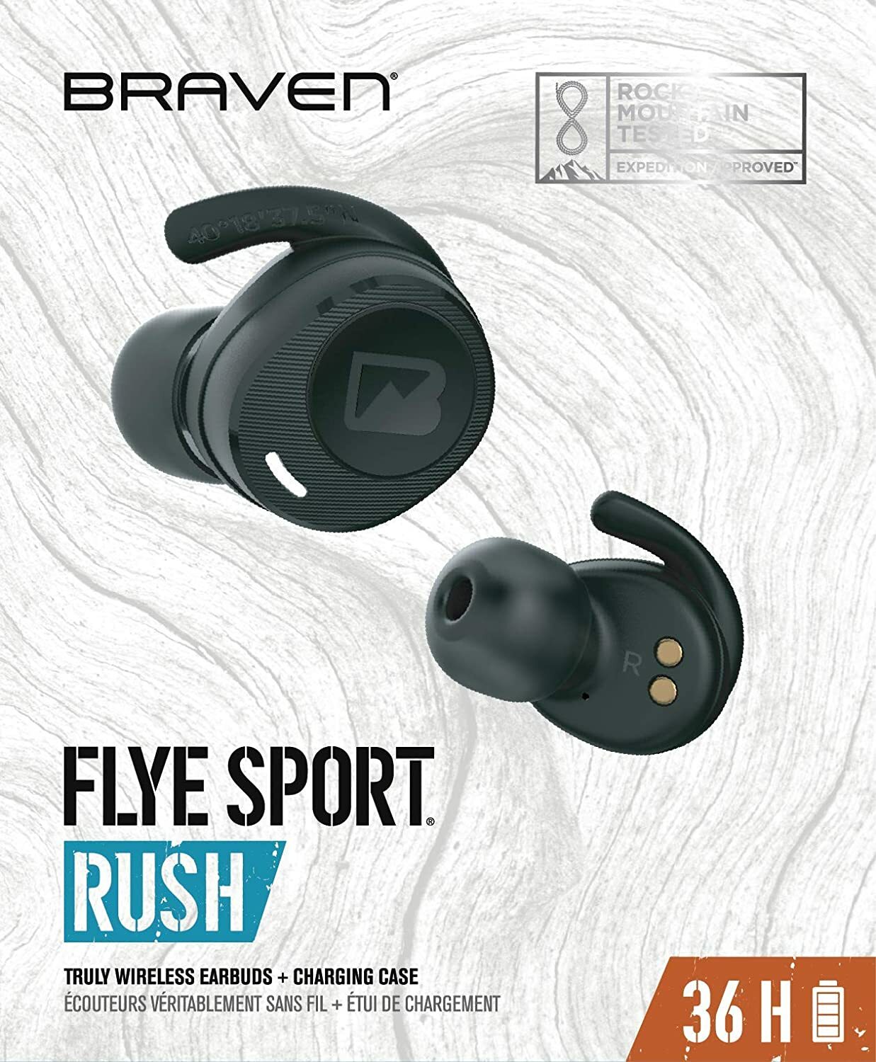 美國品牌 Braven Flye Sport Rush TWS防水運動藍牙耳機