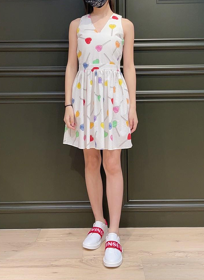 LOVE MOSCHINO 棒棒糖無袖洋裝