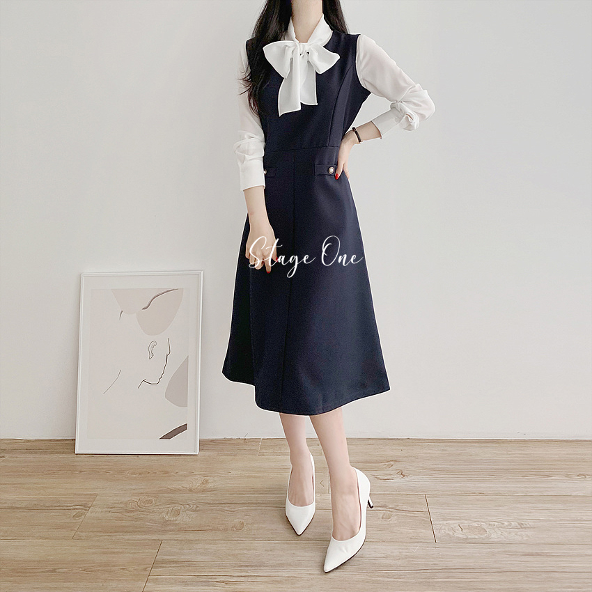 韓國製🇰🇷OP2064 背心型連身裙款 (2色)