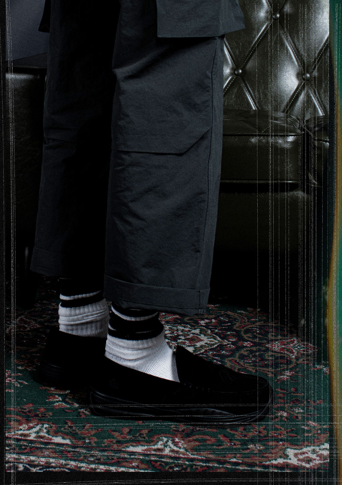 台灣設計配件品牌nozzle quiz 與plain-me "80's Tile"聯名合作襪履｜80年代 秋冬鬆身系穿搭 美式復古 滑板襪