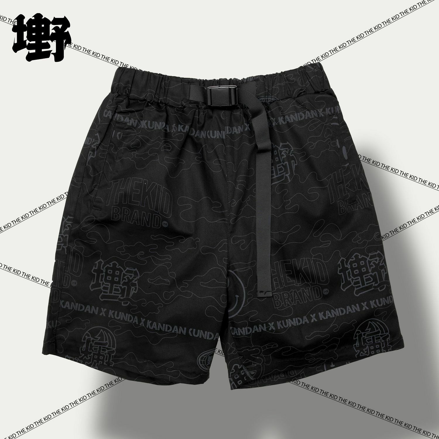 KID ® x KUNDA 野坤聯名 線框迷彩滿板套裝 短褲