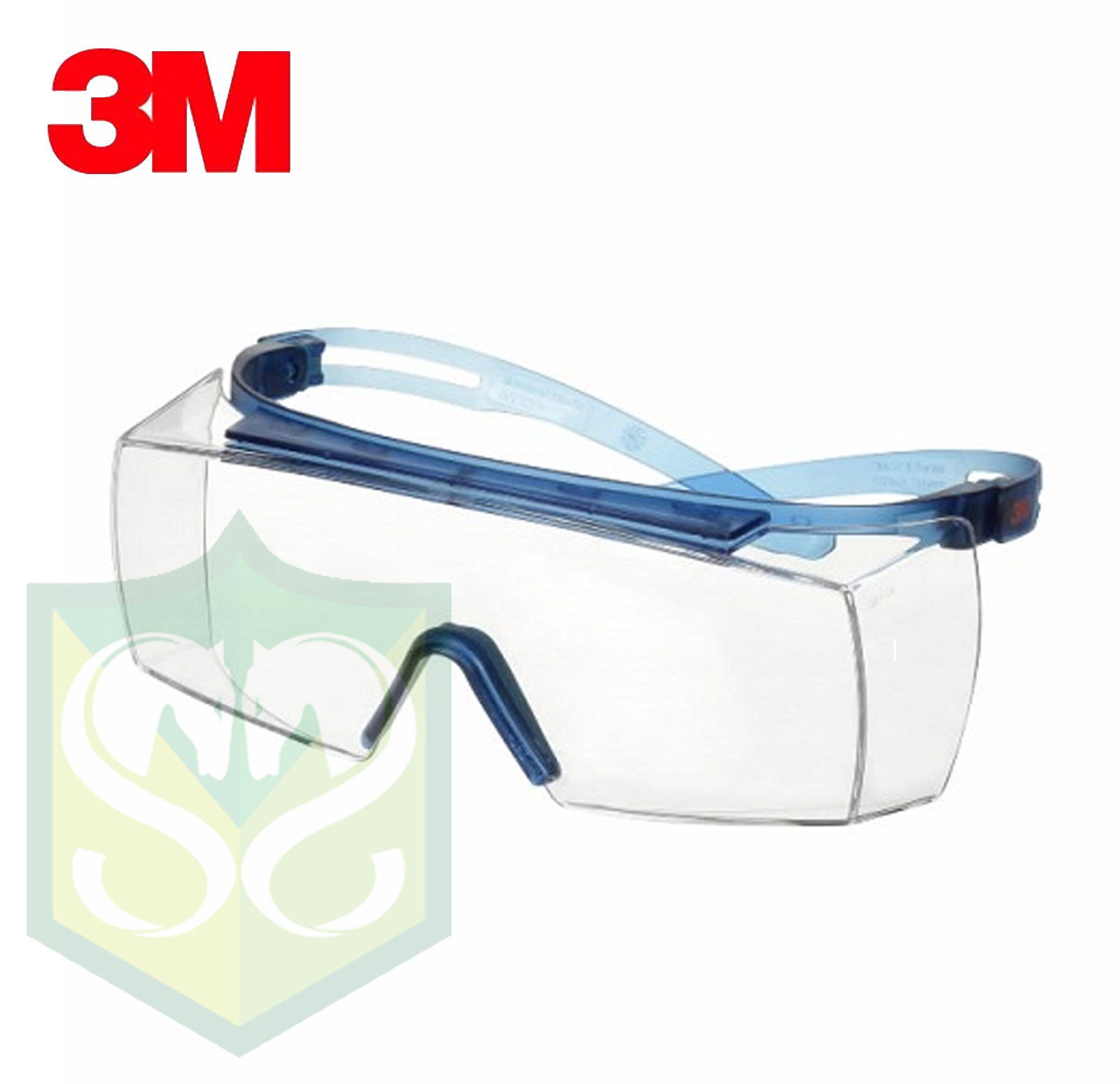 3M™️ SECUREFIT™️ 3700 系列 OTG 護目鏡 ( 藍色 / 灰黑色 )