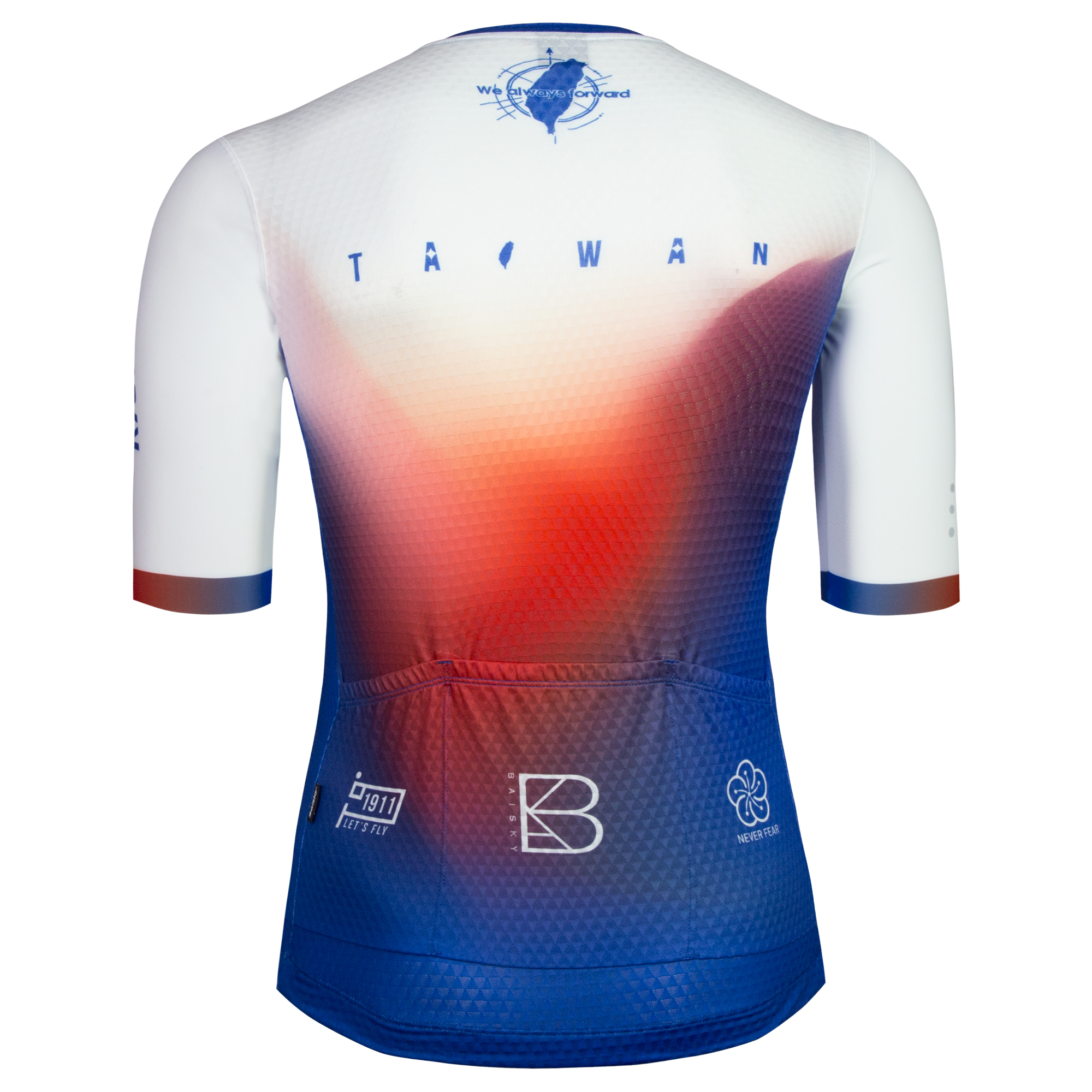 男款空力短車衣 雙十無畏 紅 2021年國慶款