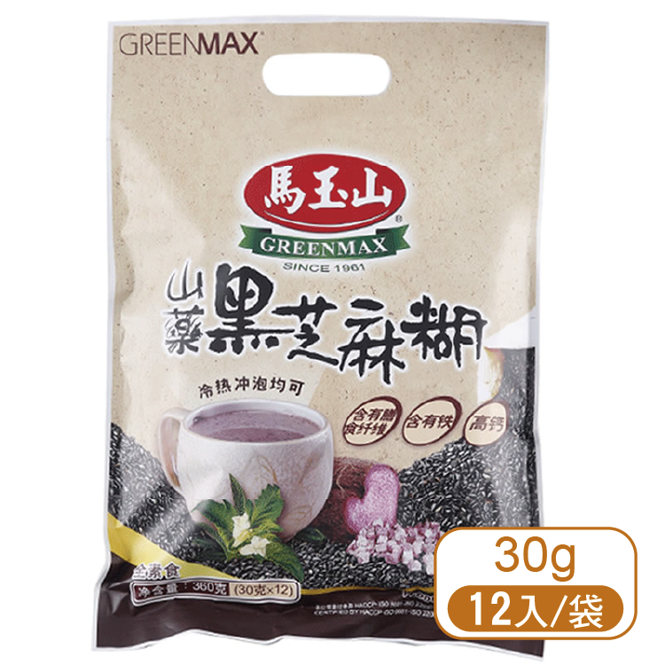 【馬玉山】山藥黑芝麻糊 (10入/袋)