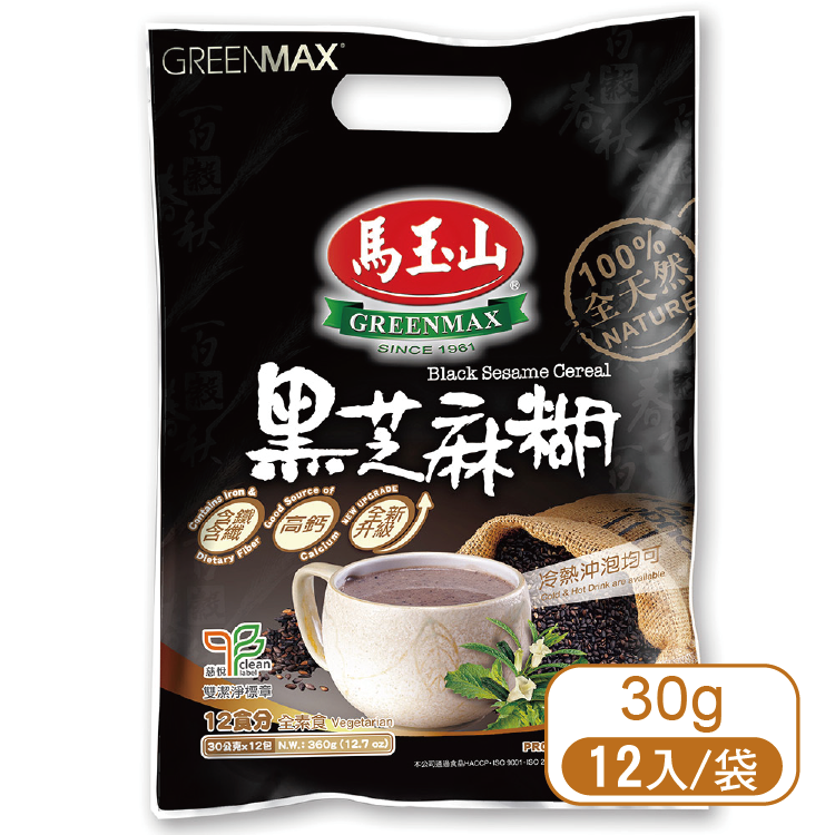 【馬玉山】黑芝麻糊 (10入/袋)