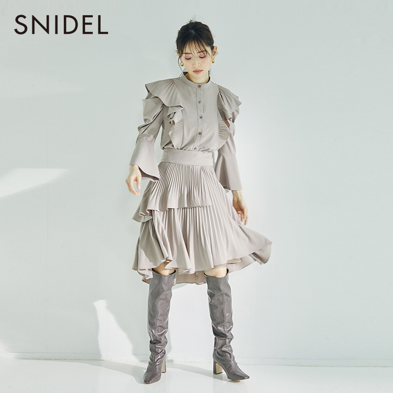 SNIDEL】 及膝長靴SWGS205602