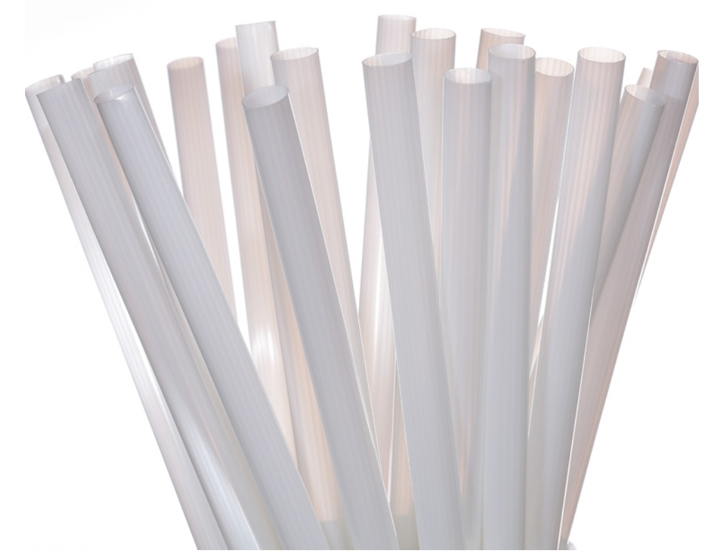 Biodegradable and Compostable Straw 12mm x 210mm One End Sharp