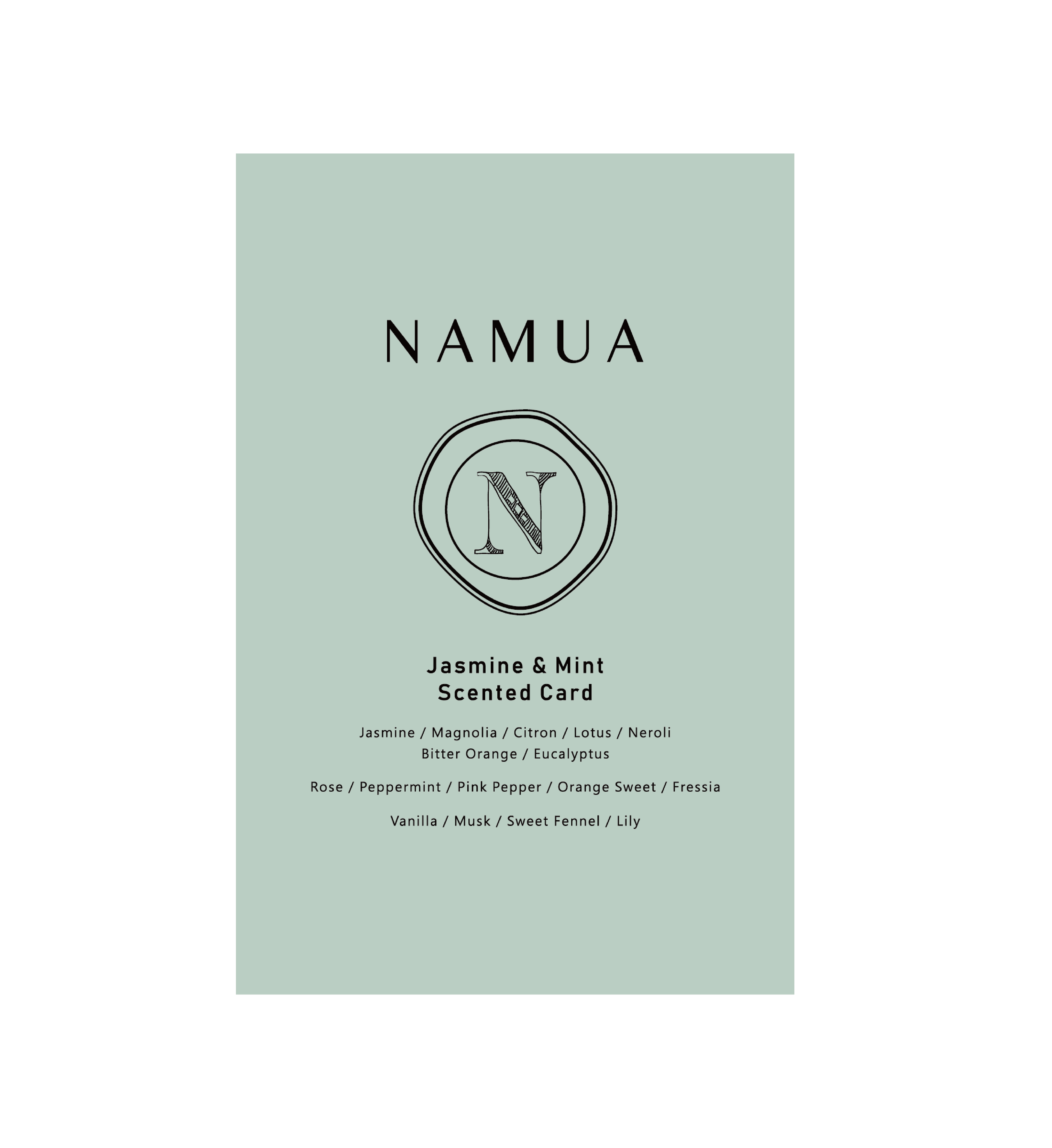 NAMUA 那木瓦 香氛卡