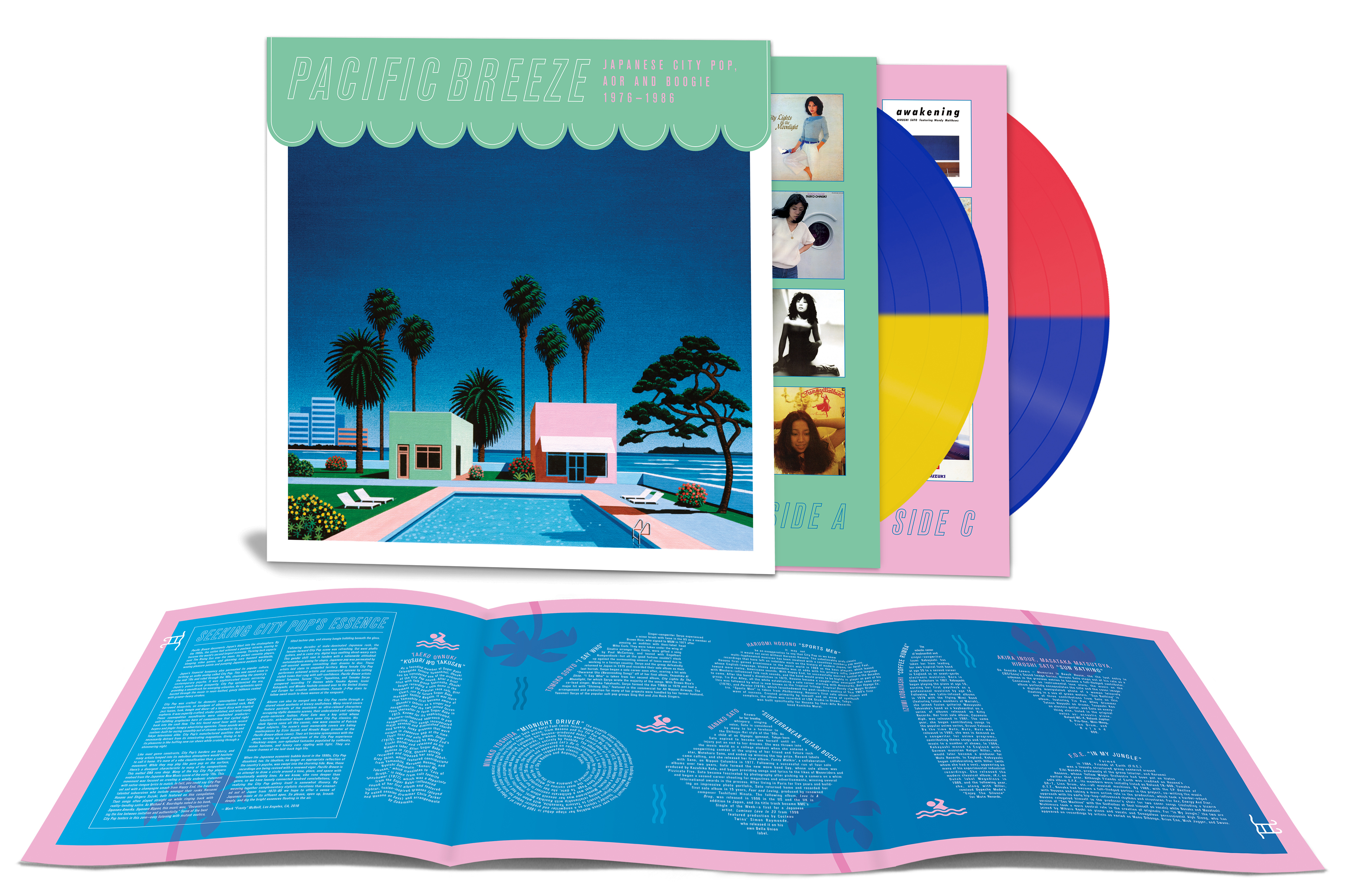 V.A.《Pacific Breeze : Japanese City Pop, AOR & Boogie 1972-1986》（Beach Ball彩膠2LP）