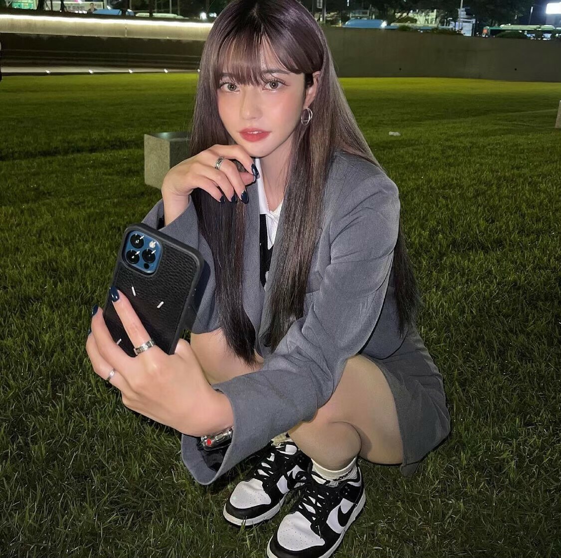 <快速出貨> NIKE DUNK LOW 黑白熊貓 女鞋