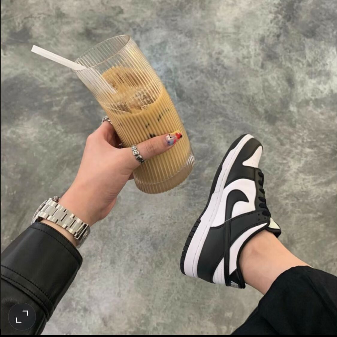 <快速出貨> NIKE DUNK LOW 黑白熊貓 女鞋